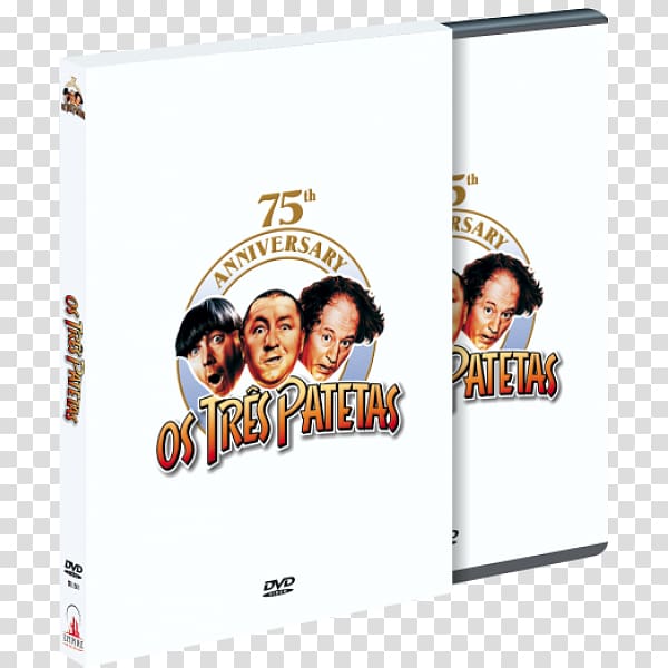 The Three Stooges Dvd-box Short Film Laurel and Hardy, 75 anniversary transparent background PNG clipart
