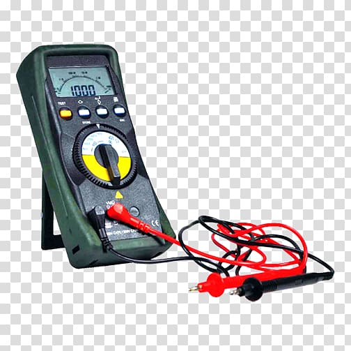 Multimeter Electronics Electrometer Microscope Megohmmeter, panel electrical insulators transparent background PNG clipart