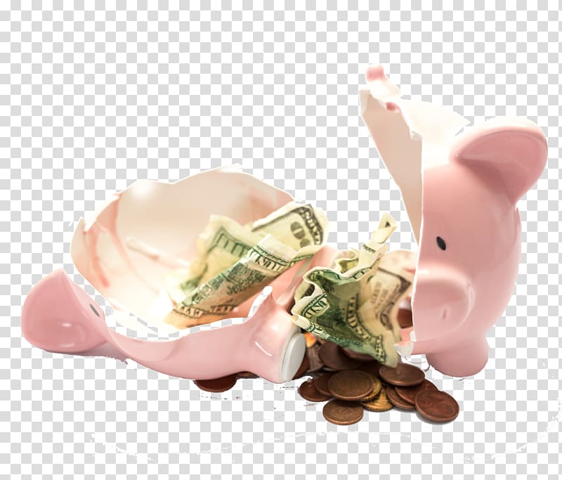 Piggy bank Money Saving Finance, Pink storage tanks transparent background PNG clipart