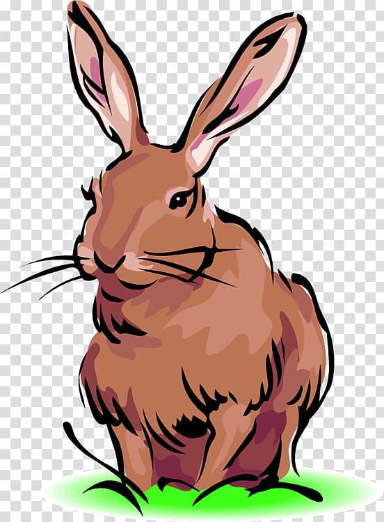Easter Bunny Black-tailed jackrabbit Domestic rabbit , Rabbit Thanksgiving transparent background PNG clipart