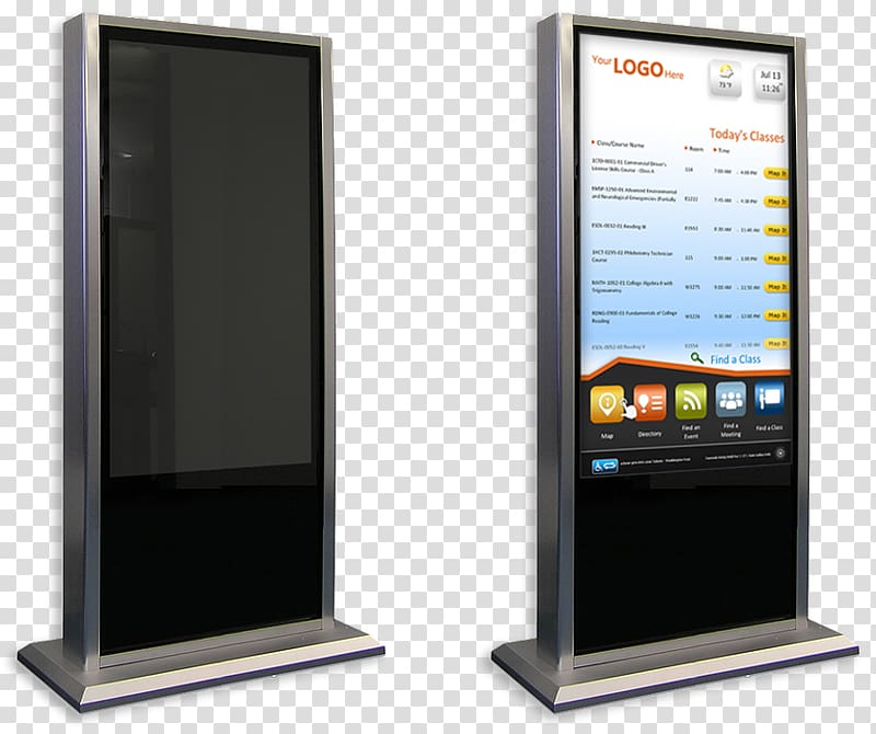 Computer Monitors Interactive Kiosks Flat panel display Multimedia, design transparent background PNG clipart