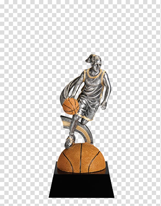 Trophy Women\'s basketball Award Naismith Memorial Basketball Hall of Fame, Trophy transparent background PNG clipart