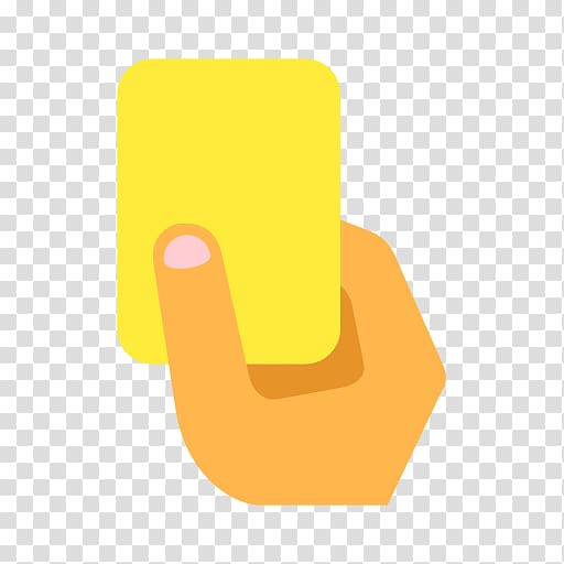 Association football referee Computer Icons Yellow card, card transparent background PNG clipart
