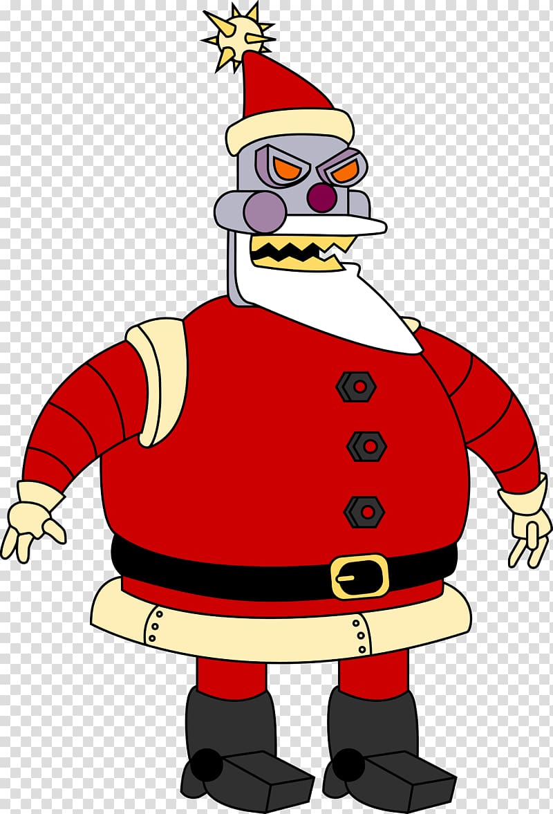 Futurama: Worlds of Tomorrow Santa Claus Bender Mom The friendly robot, futurama transparent background PNG clipart