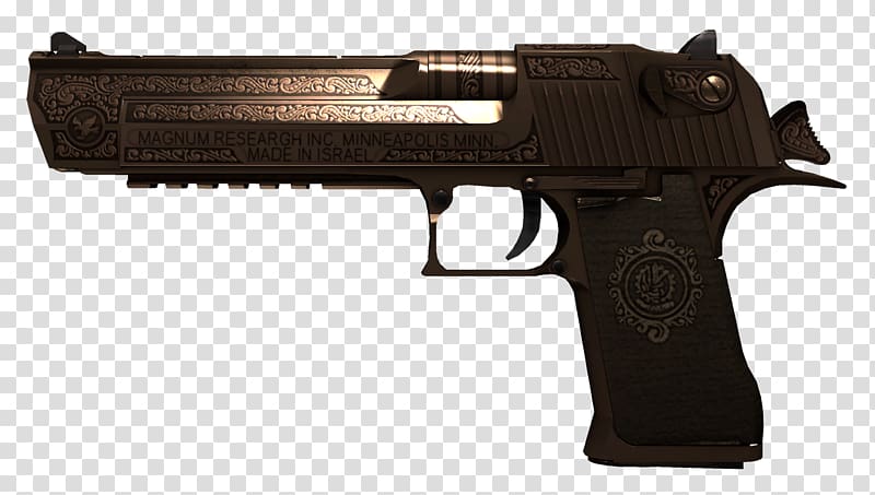 Counter-Strike: Global Offensive IMI Desert Eagle Firearm .50 Action Express Weapon, weapon transparent background PNG clipart