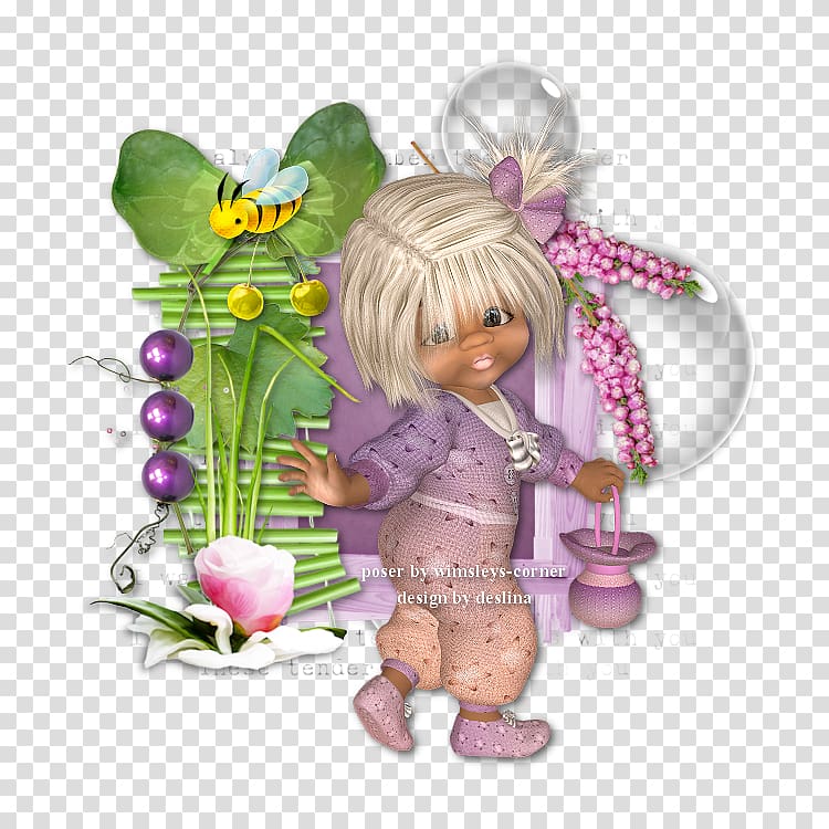 Fairy Figurine Flowering plant, ins transparent background PNG clipart