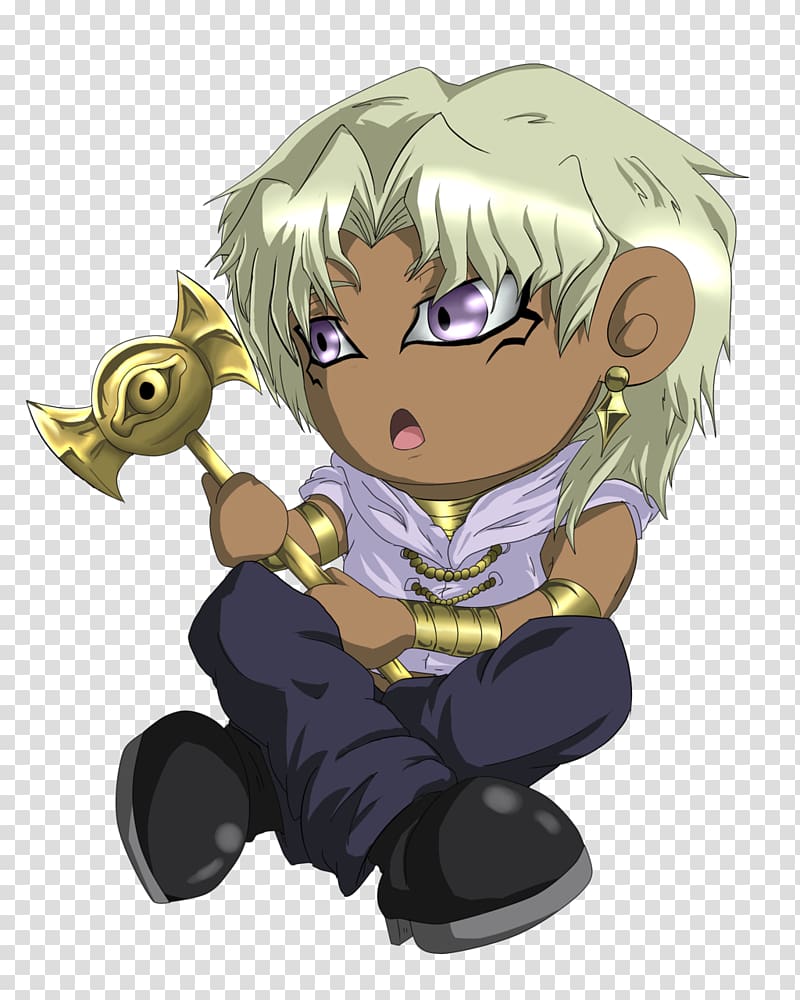 Bakura Yu-Gi-Oh! Marik Ishtar Chibi Mangaka, Chibi transparent background PNG clipart