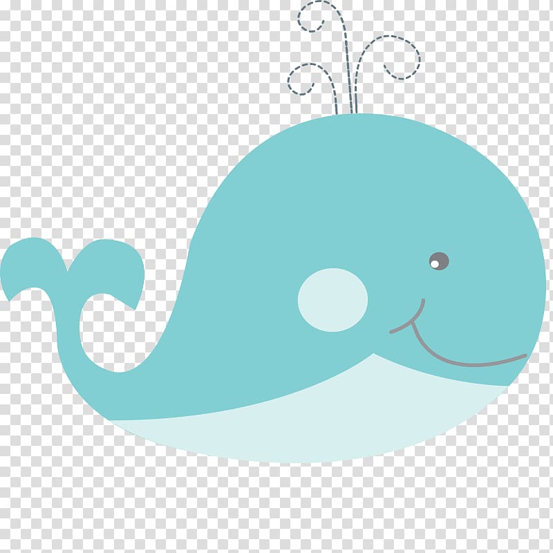 green and white whale illustration, Dolphin Whale , Flat,Irregular graphics combination,lovely,Cartoon,child transparent background PNG clipart