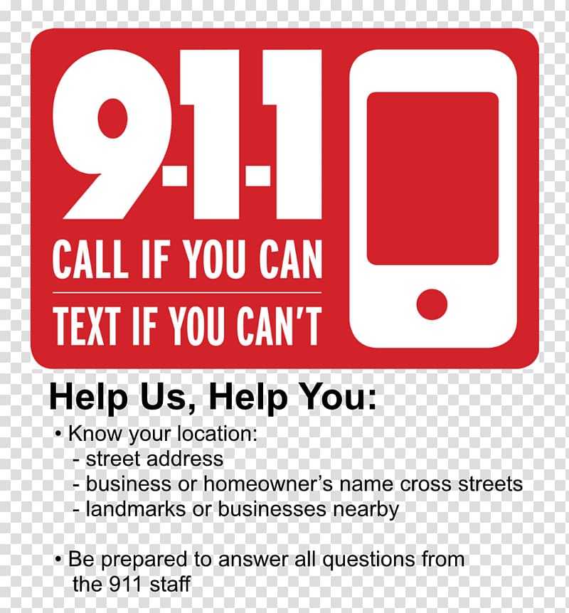 Culver City Text messaging 9-1-1 Buckeye Telephone call, call 911 transparent background PNG clipart