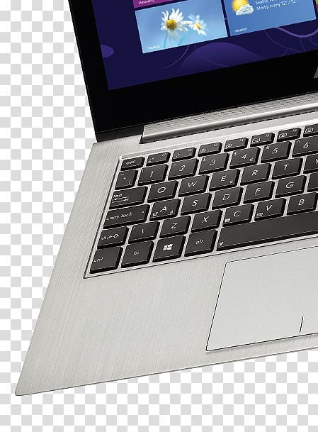 Netbook Laptop Intel Computer keyboard ASUS, Laptop transparent background PNG clipart