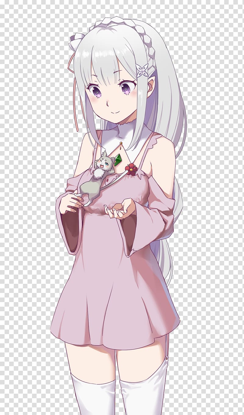 Re:Zero − Starting Life in Another World Anime Isekai Pixiv Grimoire of Zero, Anime transparent background PNG clipart