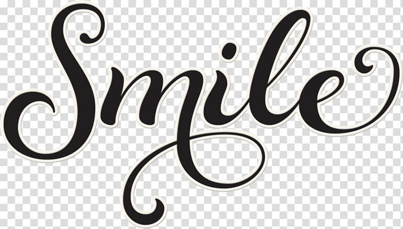 Cursive Smile Word Letter , smile transparent background PNG clipart
