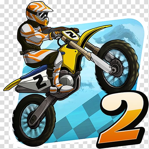 Mad Skills Motocross 2 Bike Race Free, Top Motorcycle Racing Games Android Game Icon, Supercross transparent background PNG clipart
