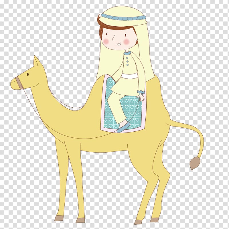 Camel Cartoon Illustration, Camel boy transparent background PNG clipart