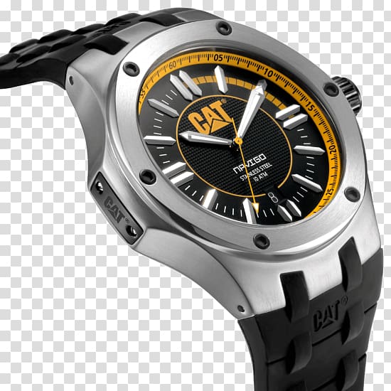 Caterpillar Inc. Watch Clock Black, watch transparent background PNG clipart