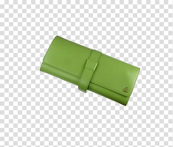 USB flash drive Rectangle Green, Green women\'s wallets transparent background PNG clipart