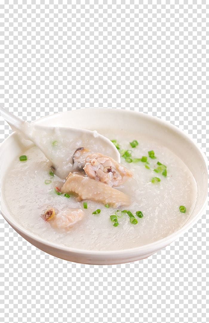 Congee Chicken Porridge, Fragrant tender chicken congee transparent background PNG clipart