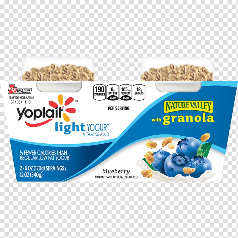 Breakfast Yoplait Granola Yoghurt Greek cuisine, breakfast transparent background PNG clipart