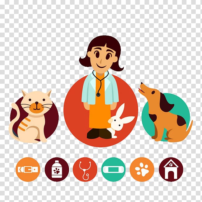 lovely dog doctor transparent background PNG clipart