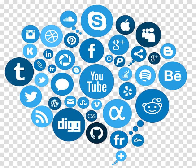 social media logo, Social media marketing Advertising, Social Media Free transparent background PNG clipart