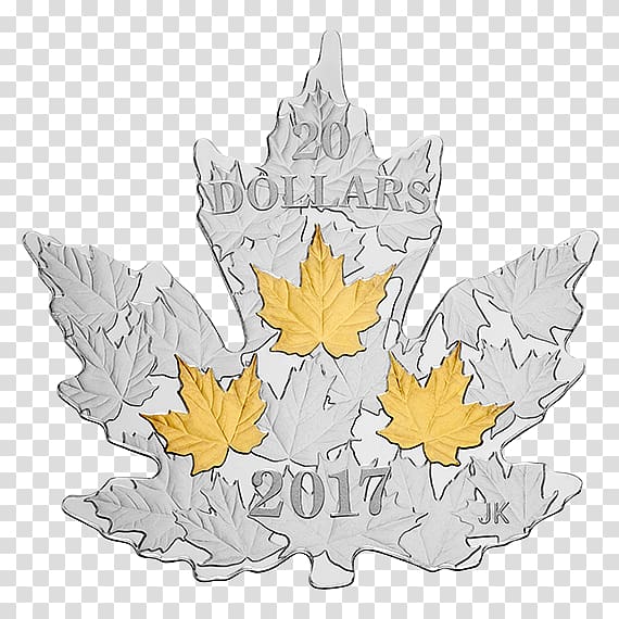 Canada Canadian Gold Maple Leaf Canadian Silver Maple Leaf, creative bullion transparent background PNG clipart