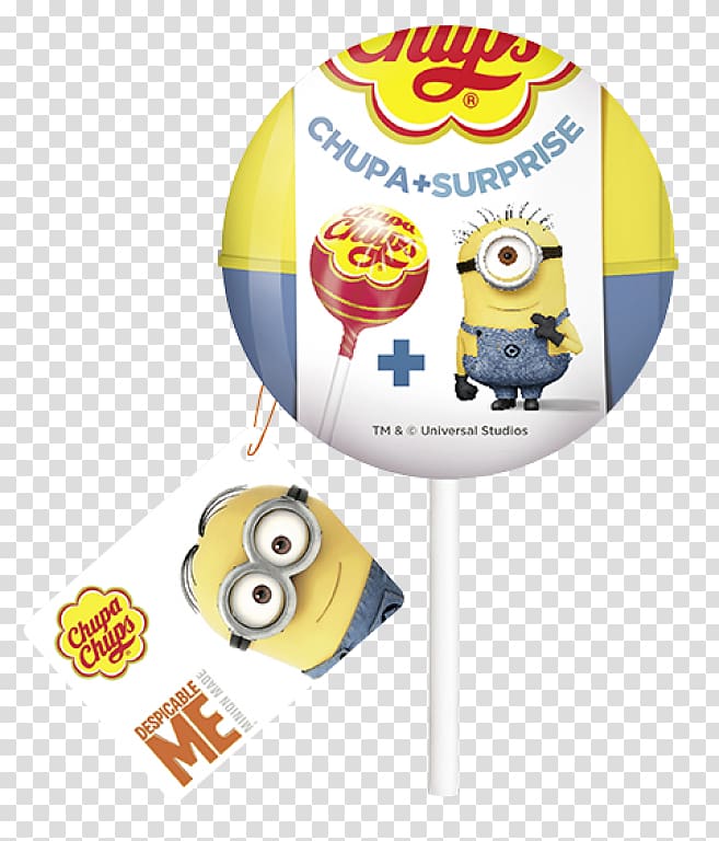 Lollipop Kinder Surprise Minions Chupa Chups Candy, lollipop transparent background PNG clipart