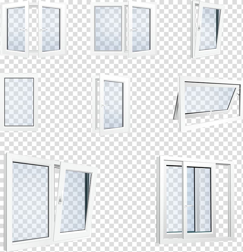 white wooden framed clear glass windows, Daylighting Architecture Facade, Aluminium windows transparent background PNG clipart