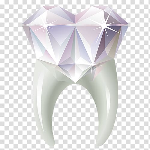 white gemstone ring illustration, Tooth fairy Dentistry Human tooth, of teeth and diamonds transparent background PNG clipart
