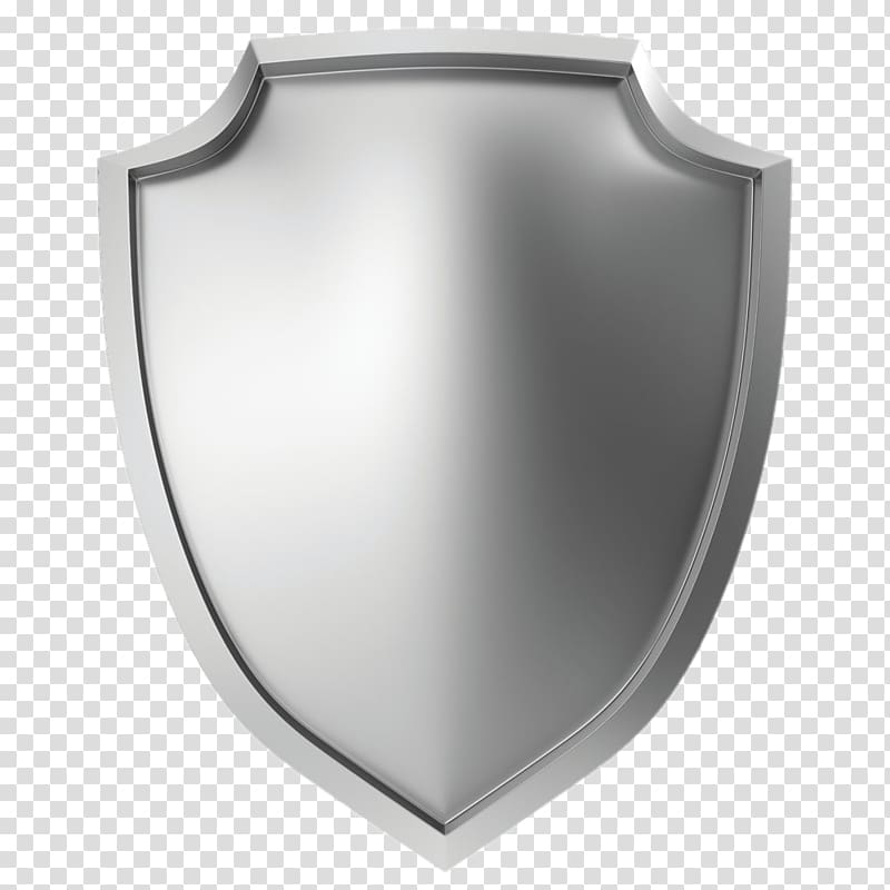 silver shield transparent background PNG clipart