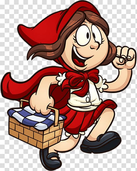 Little Red Riding Hood Red Hood Cartoon , design transparent background PNG clipart