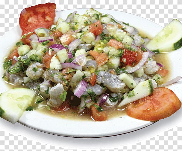 Greek salad Ceviche Tostada Caridea Prawn cocktail, Shrimp transparent background PNG clipart