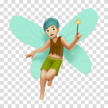 Fairy Emoji iPhone iPad, Fairy transparent background PNG clipart