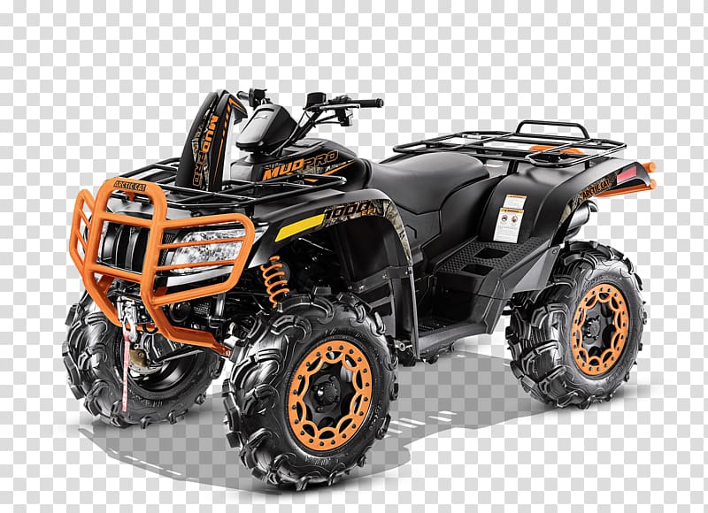 Arctic Cat All-terrain vehicle Suzuki Motorcycle Powersports, over wheels transparent background PNG clipart