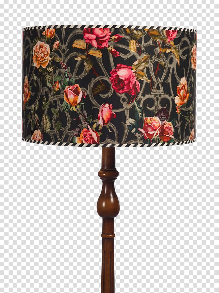 Textile Lamp Shades Trellis Rose Printing, trellis transparent background PNG clipart