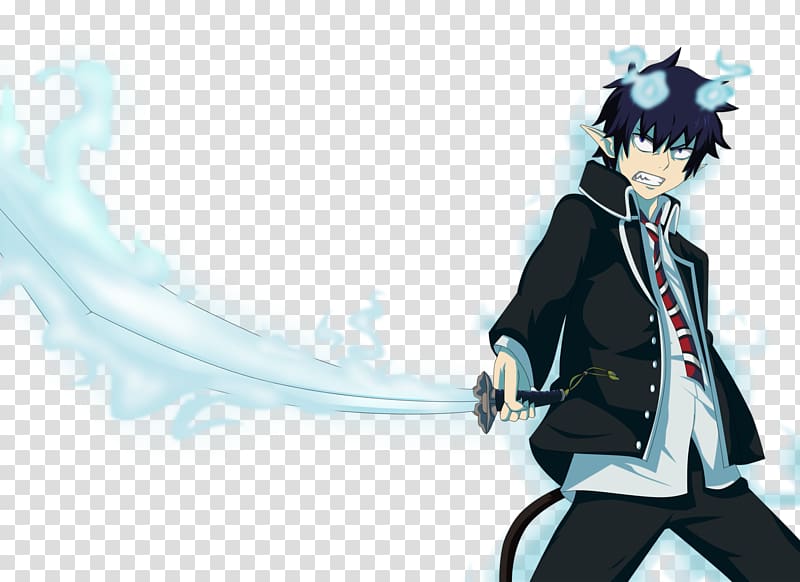 Rin Okumura Blue Exorcist Mephisto Demon, anime boy transparent background PNG clipart