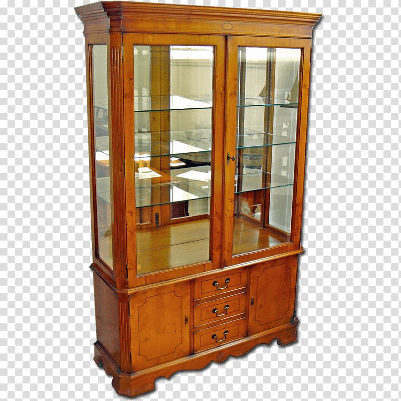 Display case Drawer Marquetry Cabinetry Shelf, antique transparent background PNG clipart