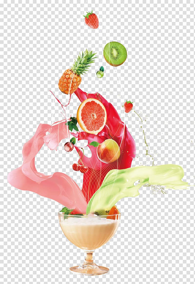 cocktail drink graphic illustration, Milkshake Juice Cocktail Fruit, Fruit Milkshake Glass transparent background PNG clipart