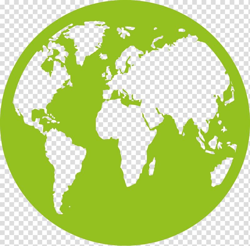green globe illustration, Earth Globe World map, Earth transparent background PNG clipart
