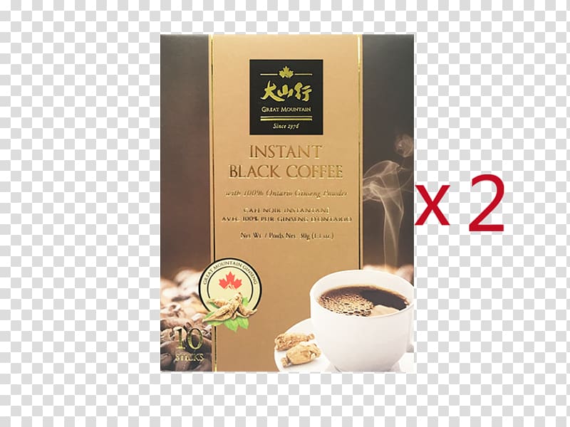 Instant coffee American ginseng Tea Asian Ginseng, Coffee transparent background PNG clipart