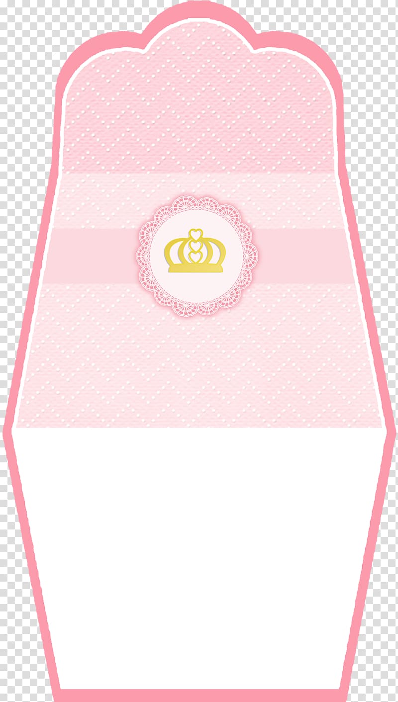 Paper Line Pink M Font, crown transparent background PNG clipart