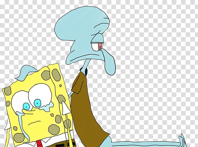 Squidward Tentacles Illustration Fan art, spongebob crying transparent background PNG clipart