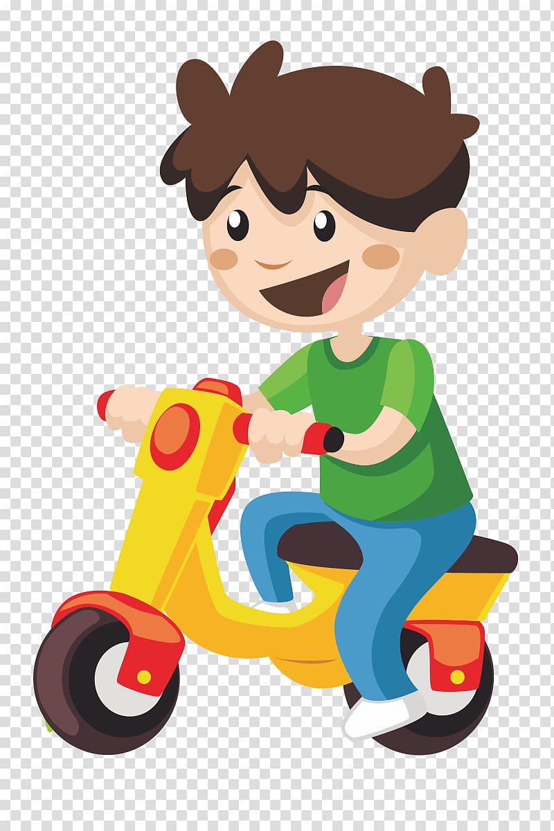 Child Cartoon Play Model sheet, Riding a little boy transparent background PNG clipart