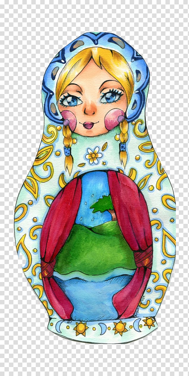 Illustration Animated cartoon Doll Legendary creature, watercolour Star transparent background PNG clipart