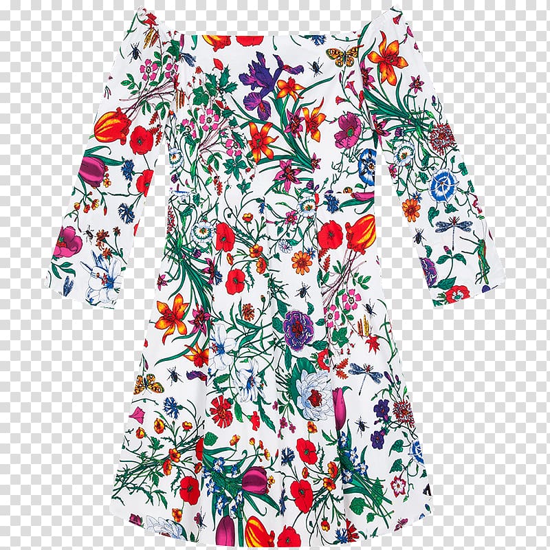 Dress Skirt Clothing, floral dress transparent background PNG clipart ...