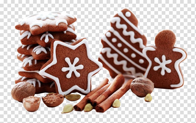 beautiful christmas cookies transparent background PNG clipart