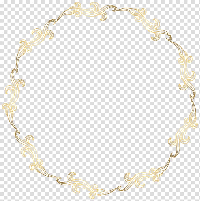 Circle Icon, Floral Gold Round Border , brown wreath illustration transparent background PNG clipart