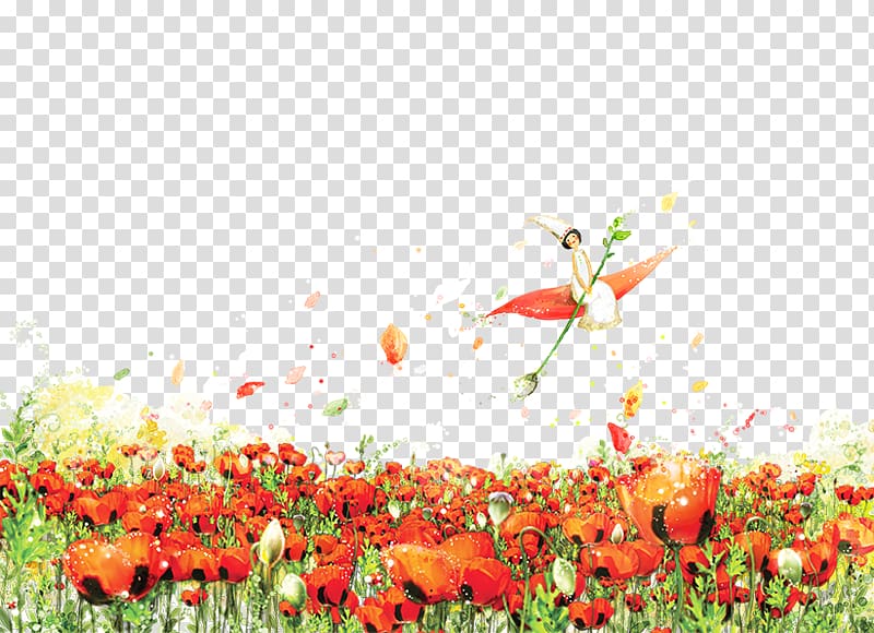 Art High-definition television Summer 4K resolution , Flower Fairy transparent background PNG clipart
