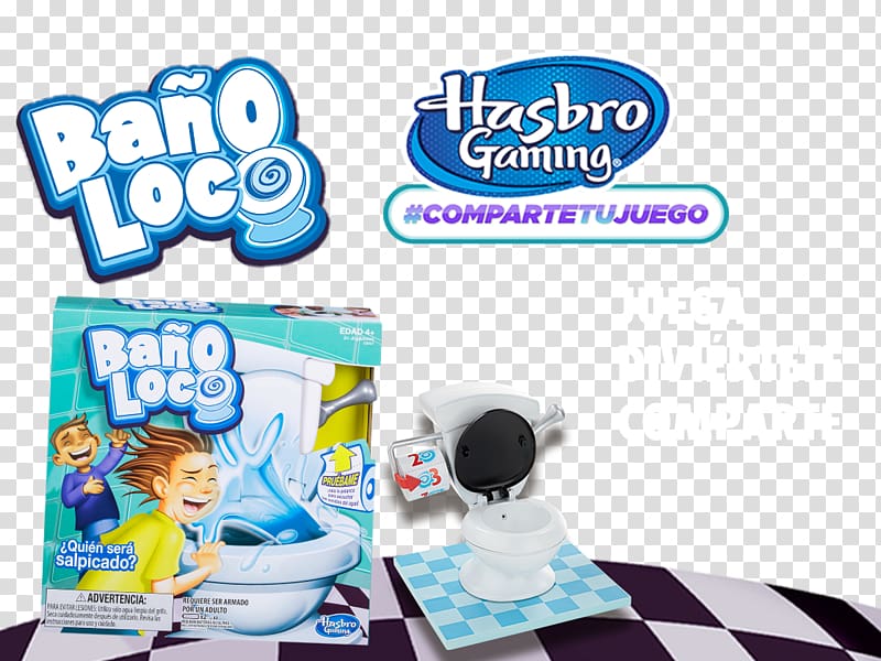 Hasbro Toilet Trouble Game Hasbro Baño Loco Board game, juguete furreal friends transparent background PNG clipart