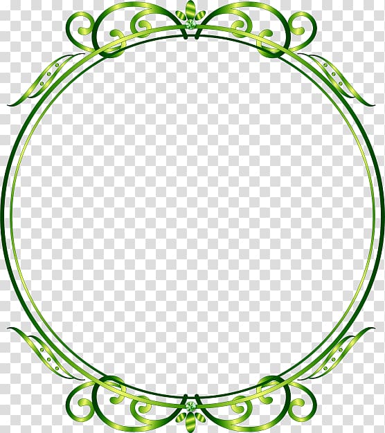 Ribbon Green Ring Circle, Green ribbon ring transparent background PNG clipart