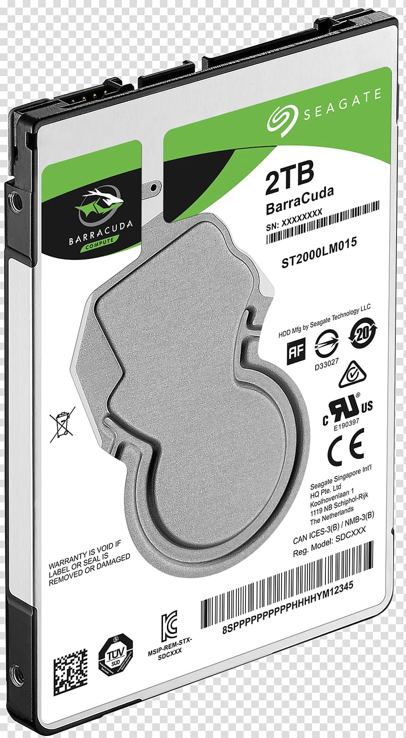 Hard Drives Hybrid drive Seagate Barracuda Seagate Guardian Series BarraCuda SATA HDD Serial ATA, others transparent background PNG clipart